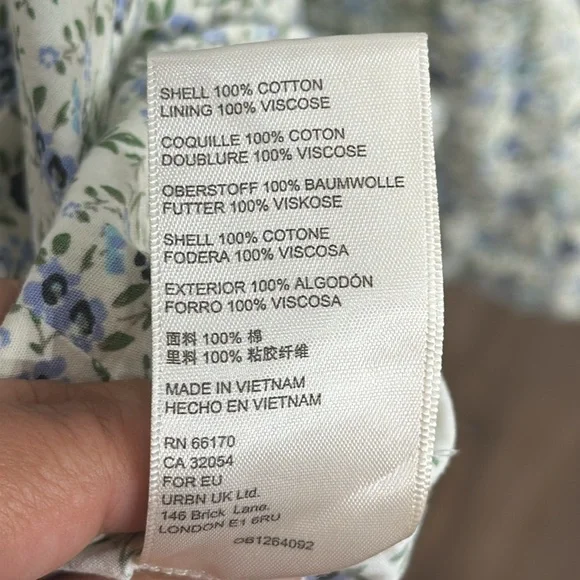 Free People Women's Petunia Mini Dress, Tea Combo, Floral - Picture 13 of 13